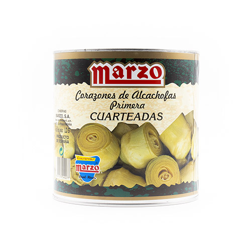 Carxofes trossejades llauna 3 kg Marzo