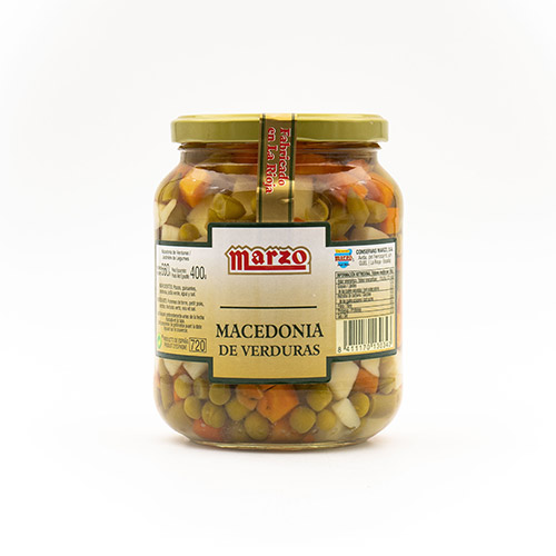 Macedonia verdures vidre 1 kg Marzo