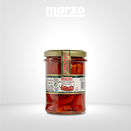 Pebrot piquillo vidre 1/4 Marzo