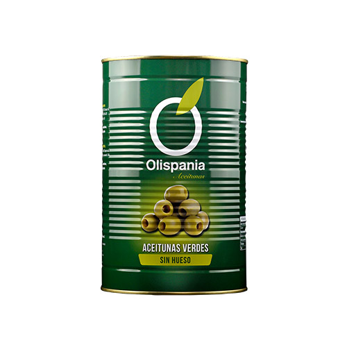 Olives manzanilla sense os sabor anxova 5 kg Olispania