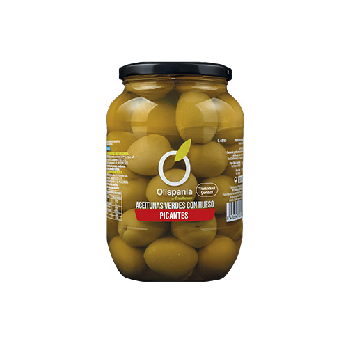 Olives gordal picants 400 grs Olispania