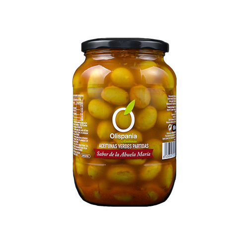 Olives trencades de l'avia 500 grs Olispania