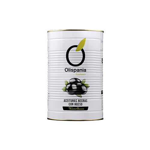 Olives negres cacereñas amb os 5 kg Olispania