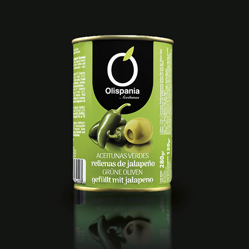 Olives farcides de 'jalapeño' Olispania