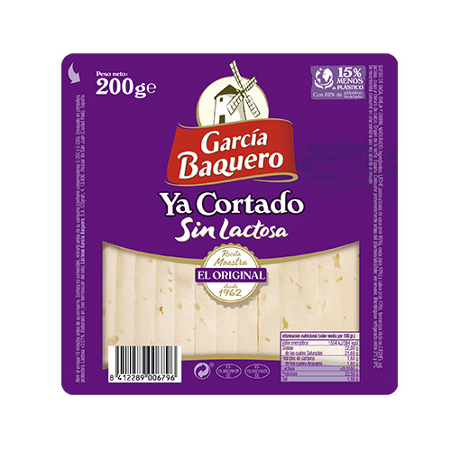 Ya cortado sin lactosa 200 grs Garcia Baquero