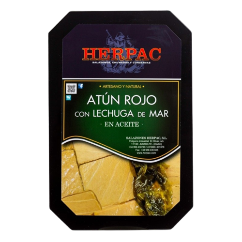 Tonyina vermella amb algues 1 kg Herpac