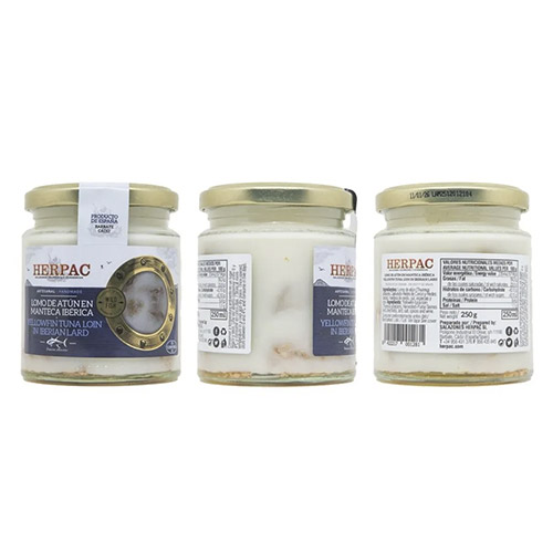 ATUN CON MANTECA IBERICA 250 GRS HERPAC