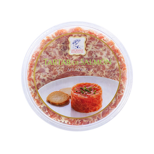 Tartar de salmo fumat 500 grs Dominguez