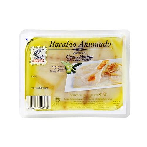 Bacalla oli arbequina 80 grs Dominguez