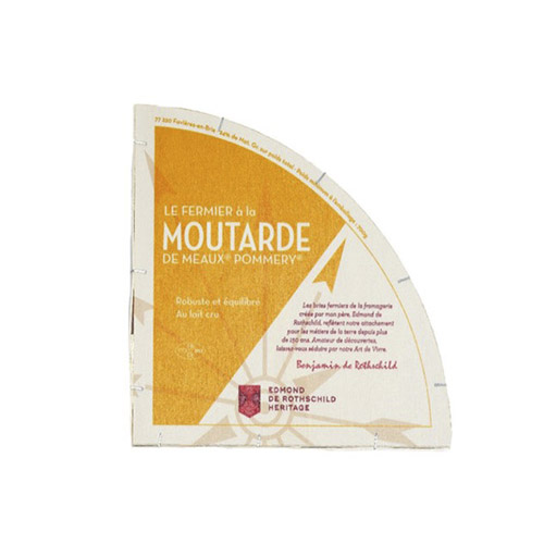 BRIE MOSTAZA DE MEAUX FERMIER 1/4  ROTHSCHILD