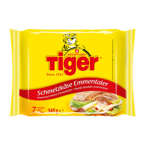 Emmental llenques 140 grs Tigre
