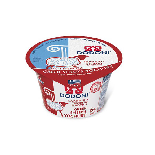Iogurt 6% ovella 170 grs Dodoni