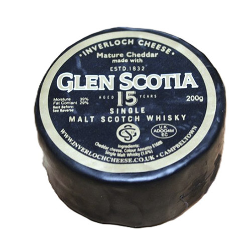 CHEDDAR GLEN SCOT WHISKY 200 GRS ISLE OF KYNTIRE