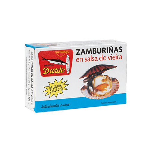 Zamburiñas salsa vieira R. Gallegues OL-120 Dardo