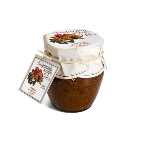 Spaguettata d'anxoves i olives 180 grs Italpesto