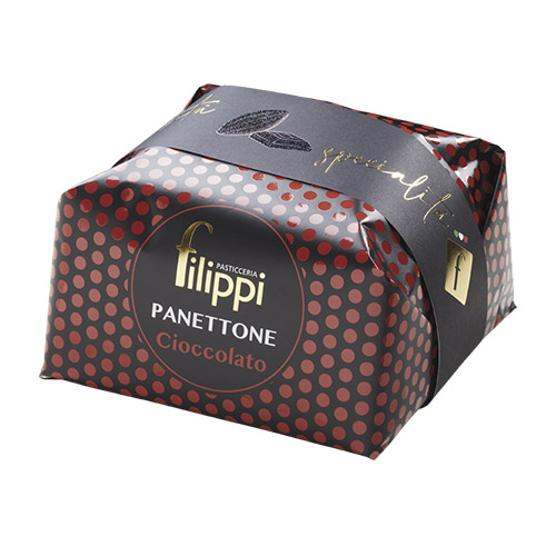 PANETTONE CHOCOLATE NEGRO 1 KG FILIPPI