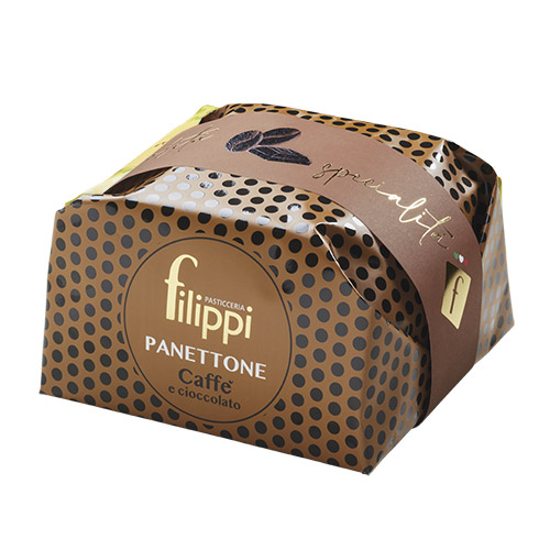 PANETTONE CAFE Y CHOCOLATE NEGRO 1 KG FILIPPI