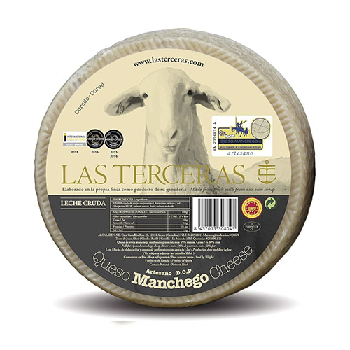 MANCHEGO CURADO LECHE PASTEURIZADA DO LAS TERCERAS