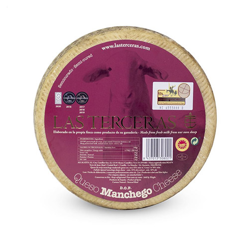 MANCHEGO SEMI LECHE PASTEURIZADA DO LAS TERCERAS