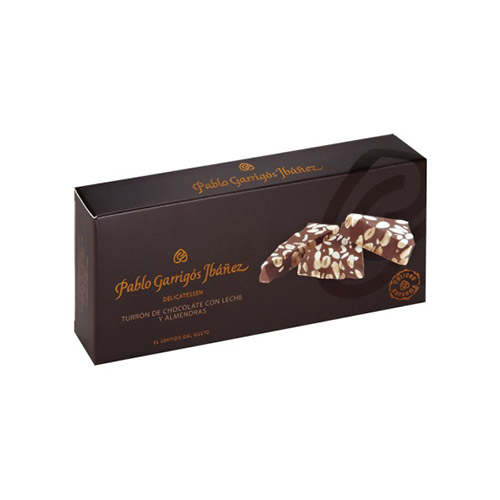 TORRO XOCOLATA AMB LLET I AMETLLES DELICATESSEN 300 GRS PG