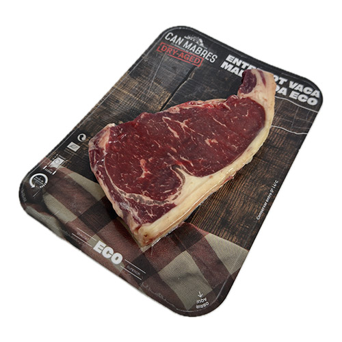 ENTRECOT DE VACA MADURADA ECO 275 GRS CAN MABRES